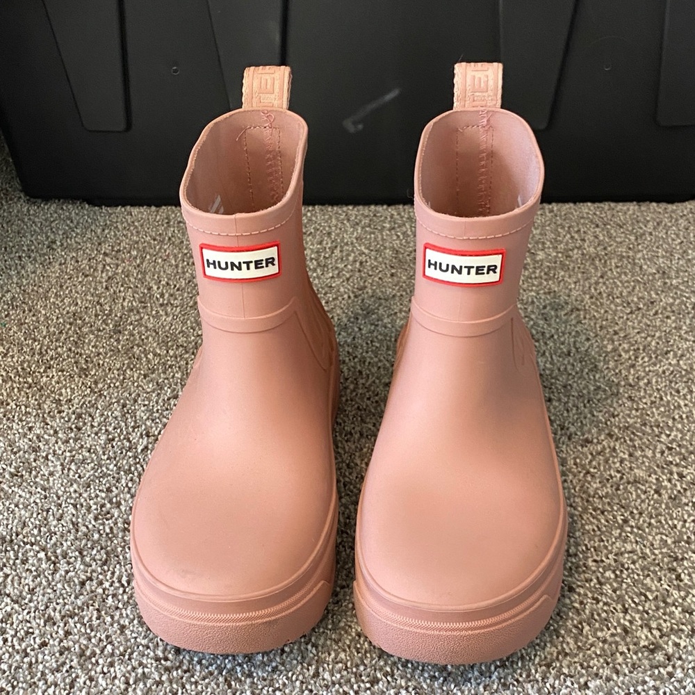 NWOB Hunter Women's Pink Rain Boots Size 9 - Picture 2 of 7